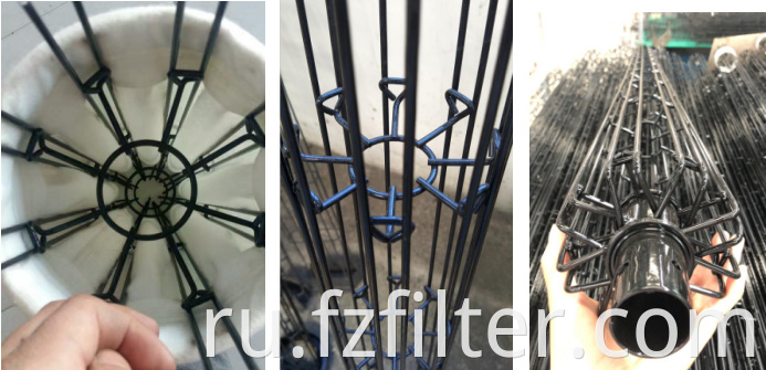 Carbon Steel Pleated Double Wires Cages